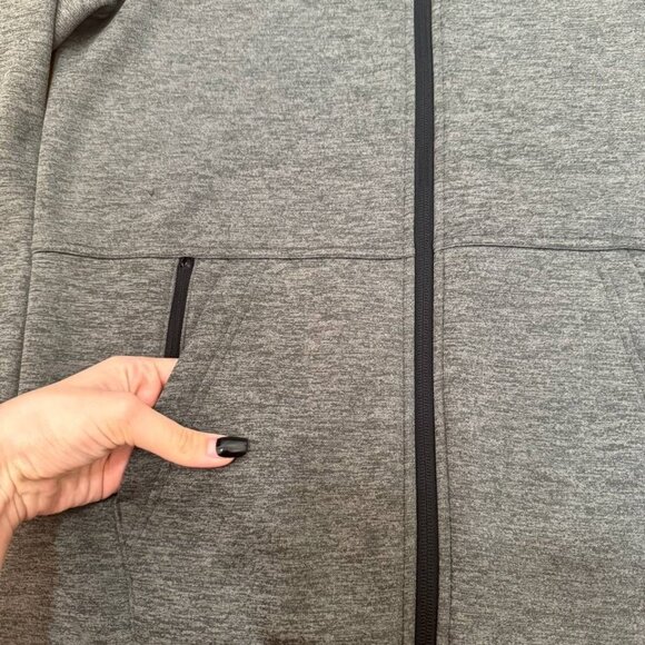 Nike Therma-Fit Full Zip Hoodie CU6231-071 Gray Size S — Made in Vietnam - Picture 5 of 11